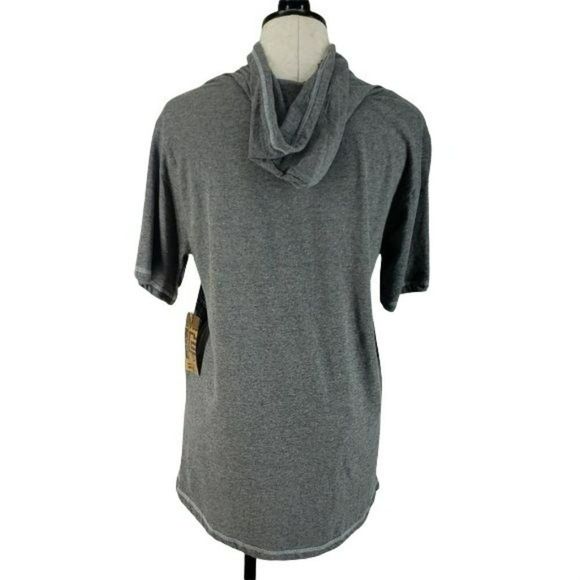 Metro One Two Tone Hooded Oversized Tee‎ Shirt Medium - Picture 2 of 6
